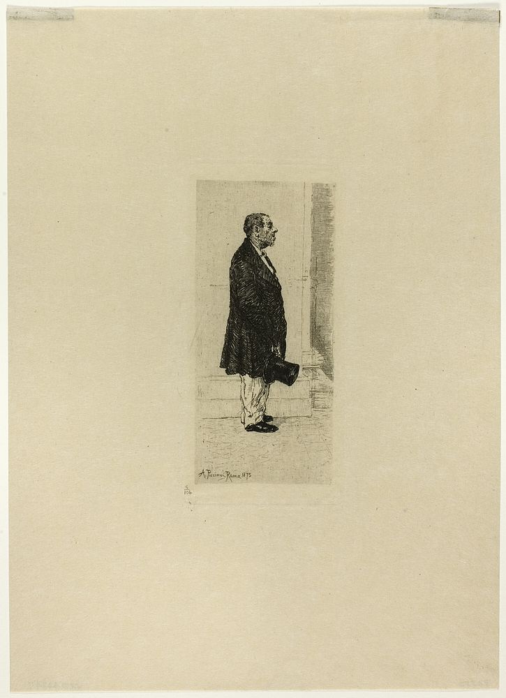Man Standing in Church by Antonio Piccinni