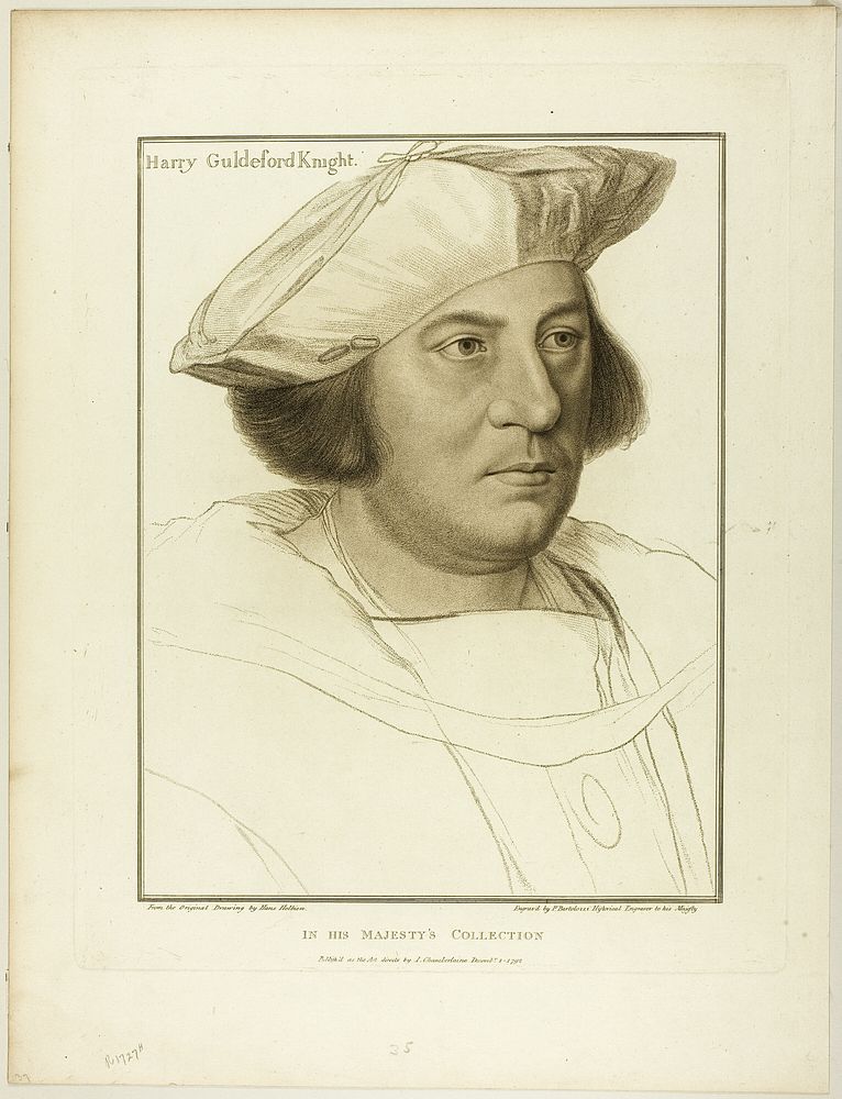 Sir Henry Guildeford by Francesco Bartolozzi