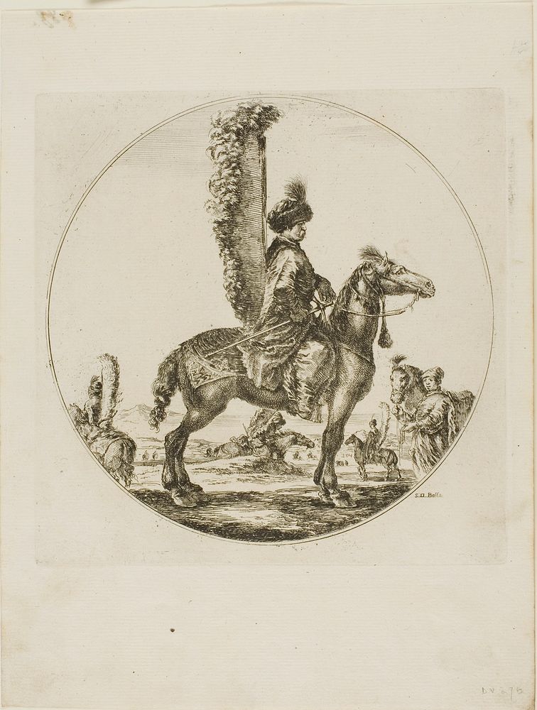 Polish Horseman by Stefano della Bella