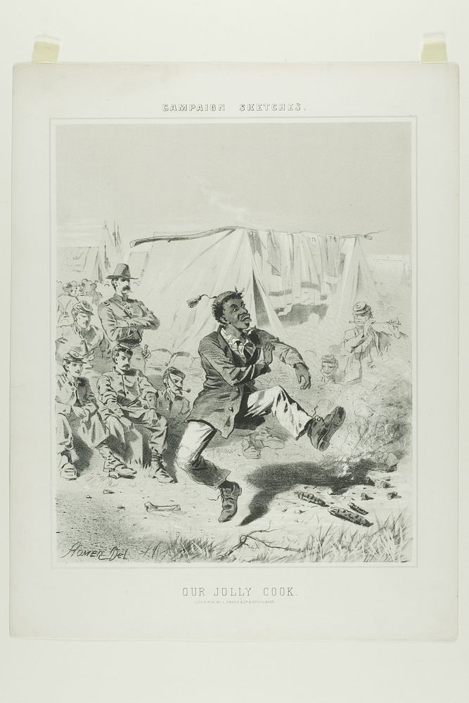 Campaign Sketches: Our Jolly Cook by Winslow Homer