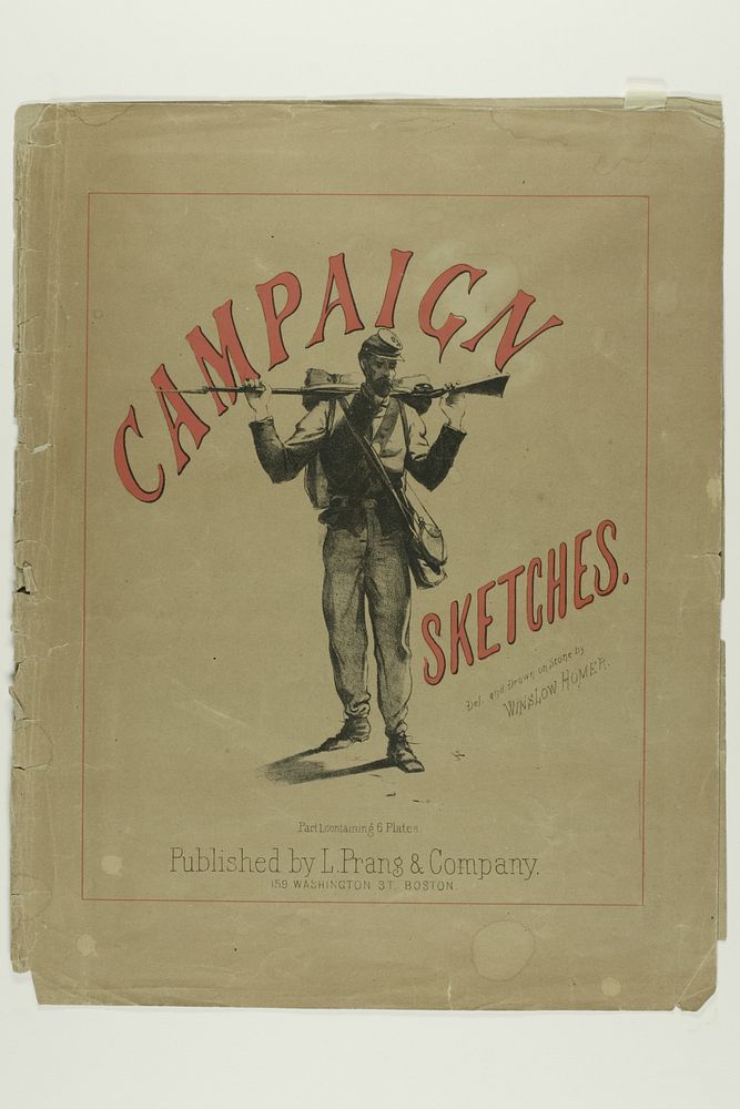 Campaign Sketches: Part I - Cover by Winslow Homer