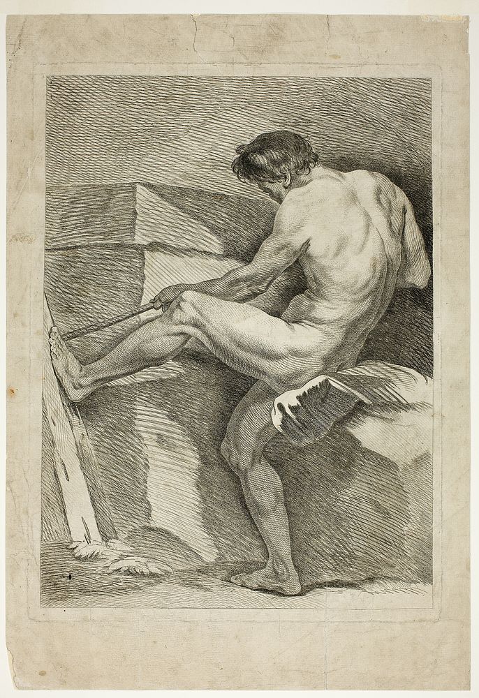 Figure, from Six Figures Académiques by Carle van Loo