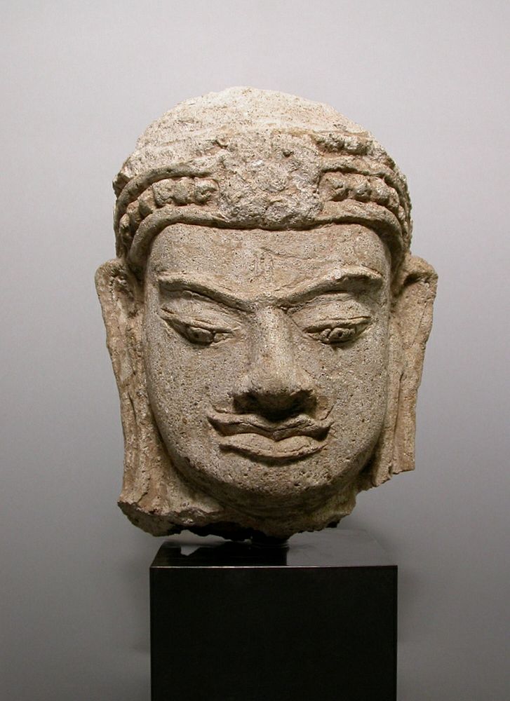 Head of a Male Deity (Deva)