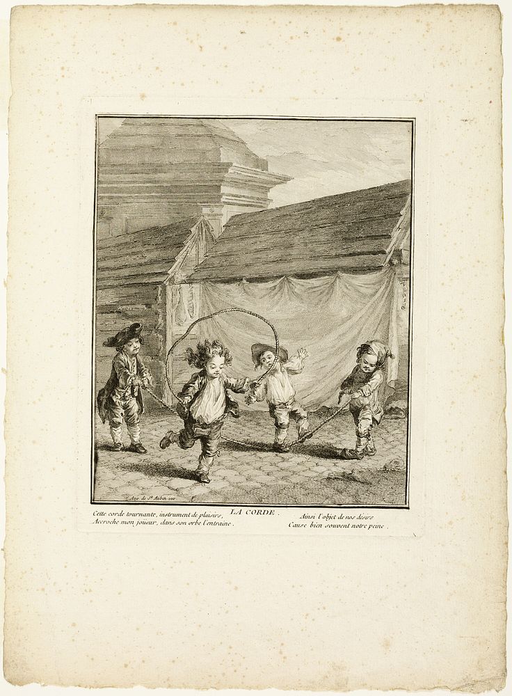 Jump Rope, from The Games of the Urchins of Paris by Jean Baptiste Tilliard, I