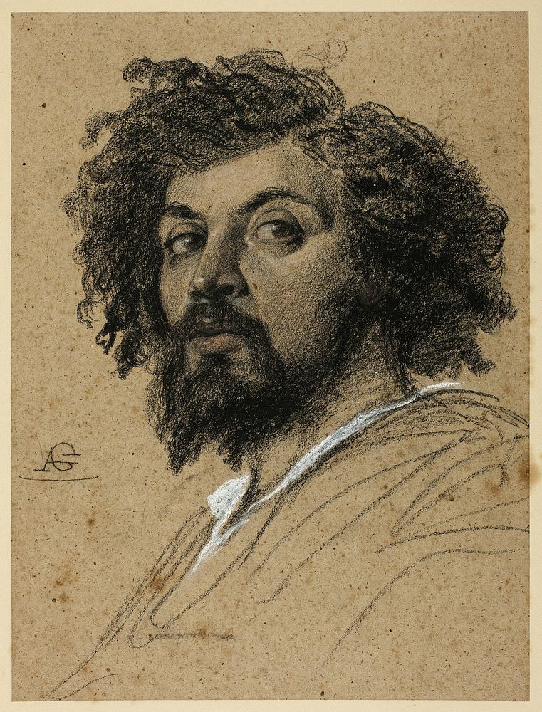 Self-Portrait by Auguste Barthélémy Glaize