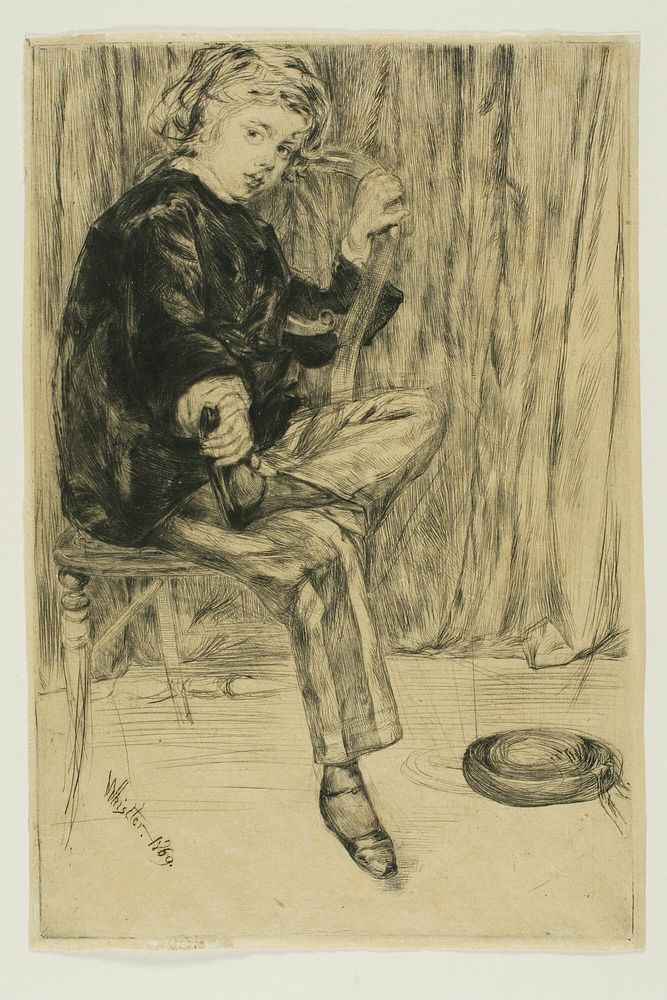 Arthur Haden by James McNeill Whistler