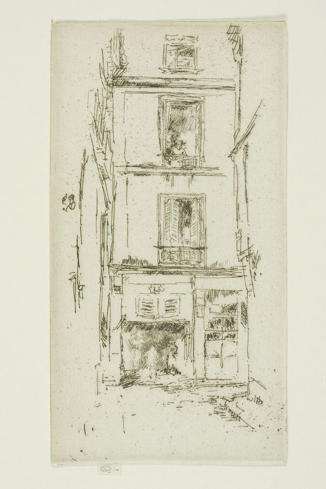 Rue des Bons Enfants, Tours by James McNeill Whistler