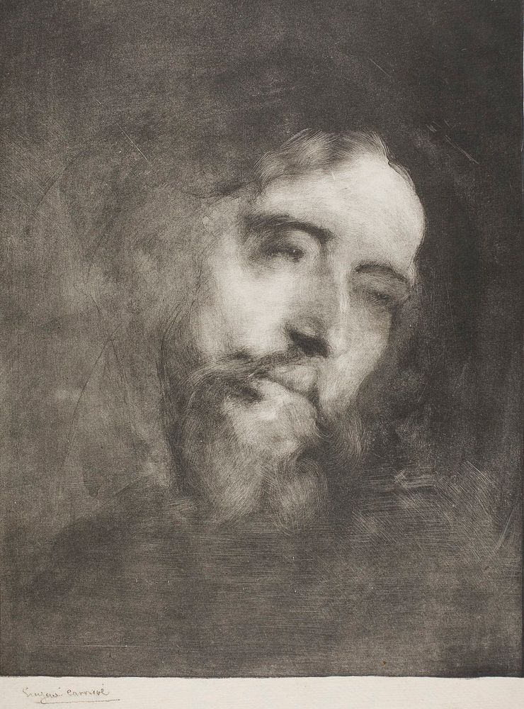 Alphonse Daudet by Eugène Carrière
