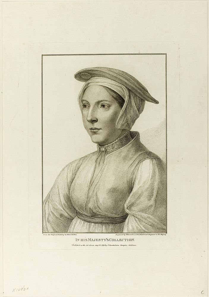 Portrait of a Young Woman by Francesco Bartolozzi