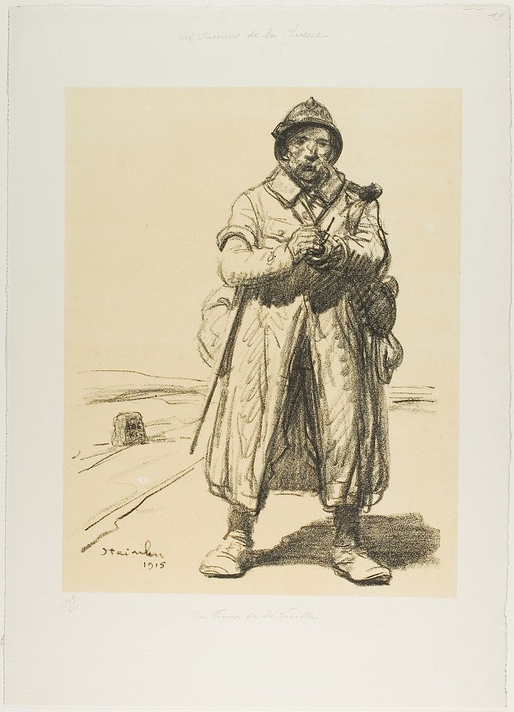 A Veteran of the Old Guard by Théophile-Alexandre Pierre Steinlen