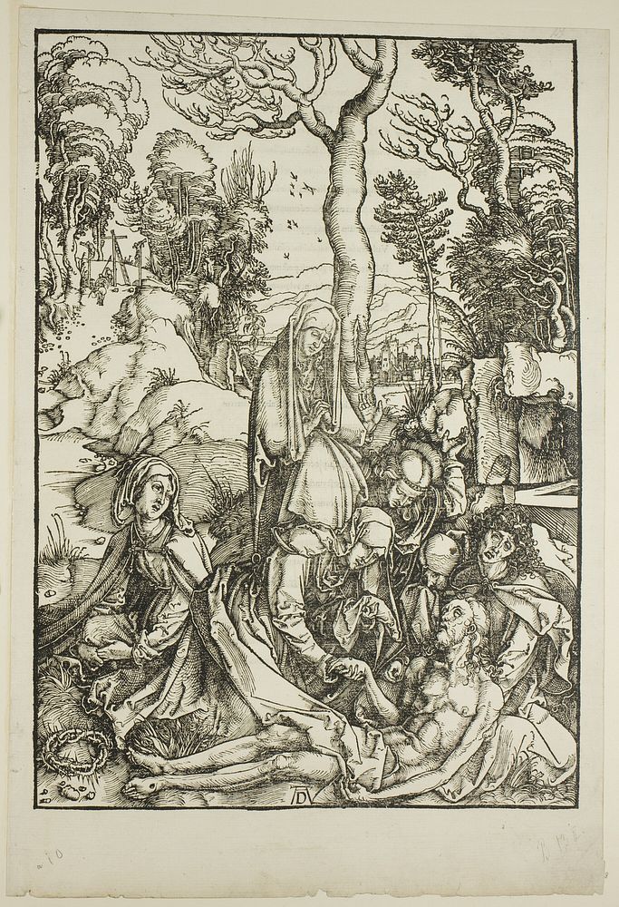 The Lamentation, from The Large Passion by Albrecht Dürer