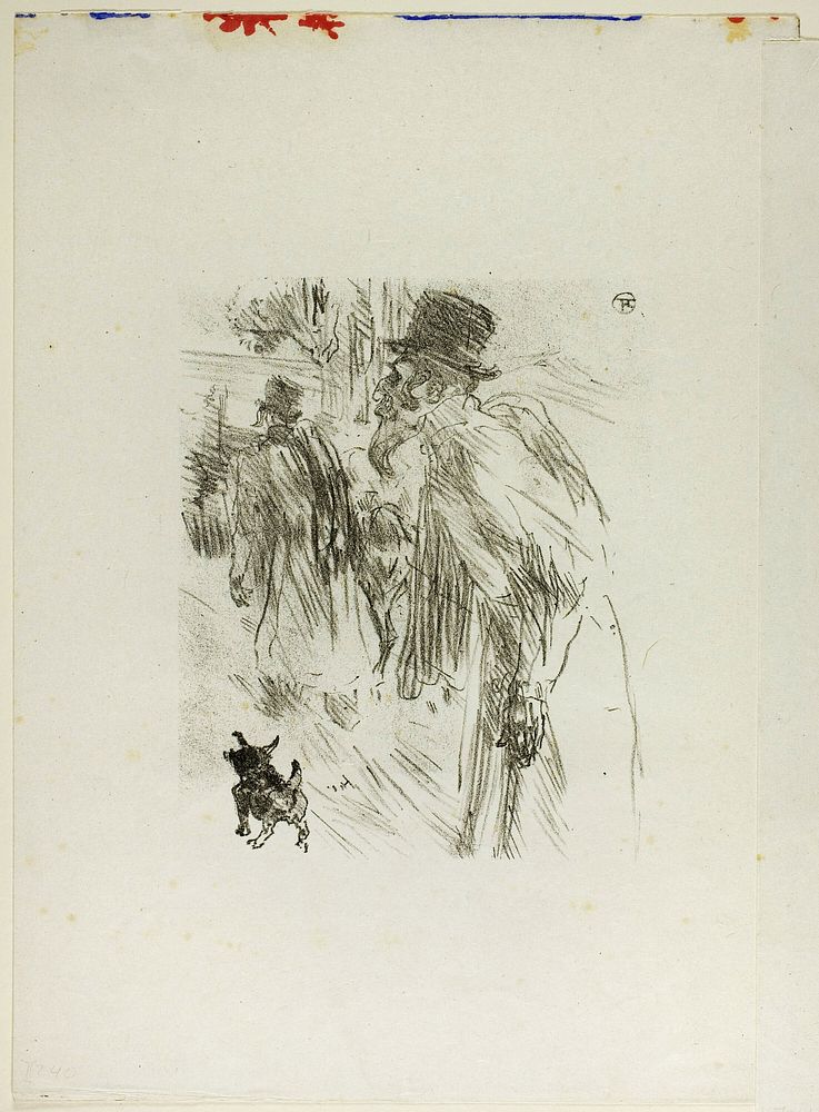 Polish Jews, Carlsbad, from Au Pied du Sinaï by Henri de Toulouse-Lautrec