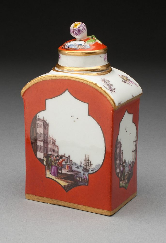 Tea Caddy by Meissen Porcelain Manufactory (Manufacturer)