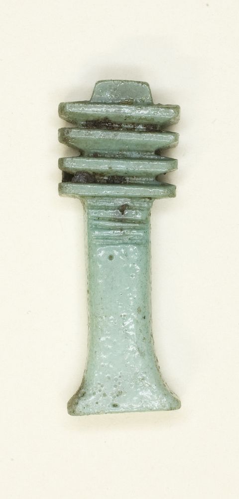 Amulet of a Djed Pillar by Ancient Egyptian