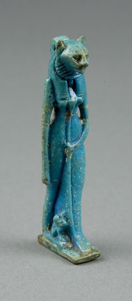 Amulet of the Goddess Bastet (?) by Ancient Egyptian