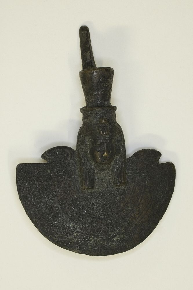 Amulet of an Aegis with the Head of the Goddess by Ancient Egyptian