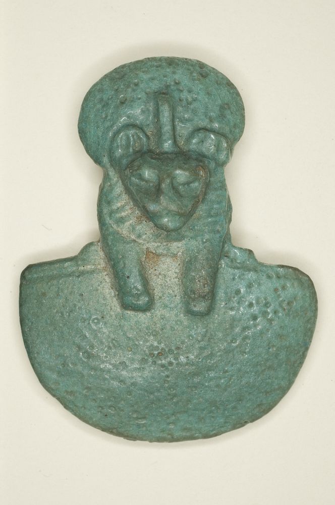 Pectoral Amulet of the Goddess Bastet by Ancient Egyptian