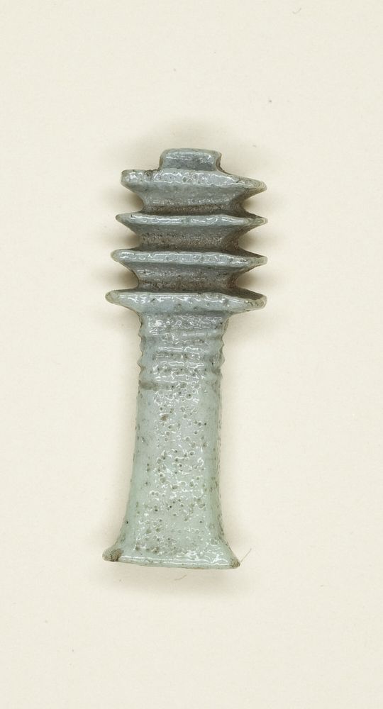 Amulet of a Djed Pillar by Ancient Egyptian