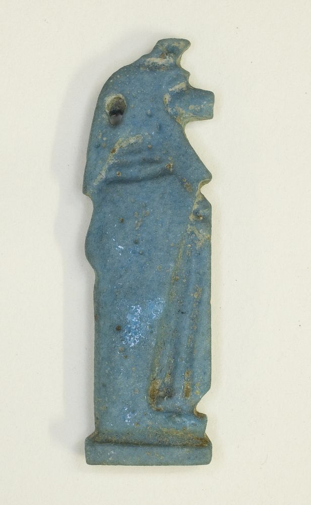 Amulet of the God Duamutef (one of the four Sons of Horus) by Ancient Egyptian