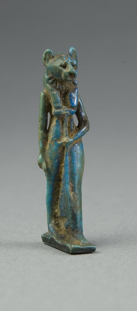 Amulet of a Lion-Headed Goddess by Ancient Egyptian