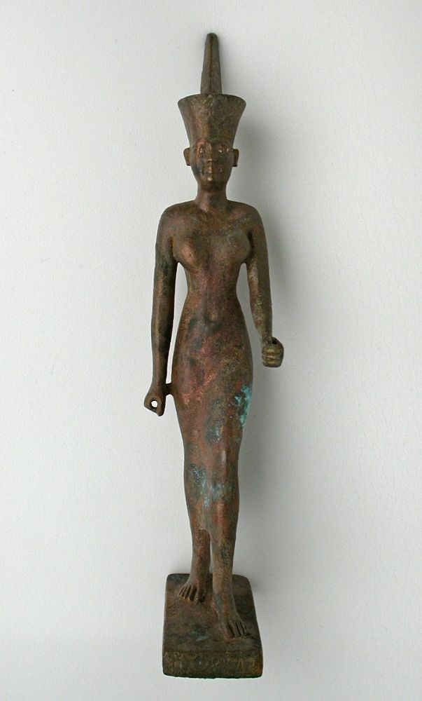 Statuette of the Goddess Neith by Ancient Egyptian