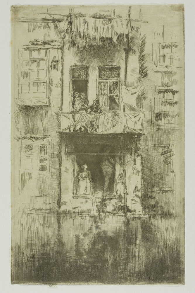 Balcony, Amsterdam by James McNeill Whistler