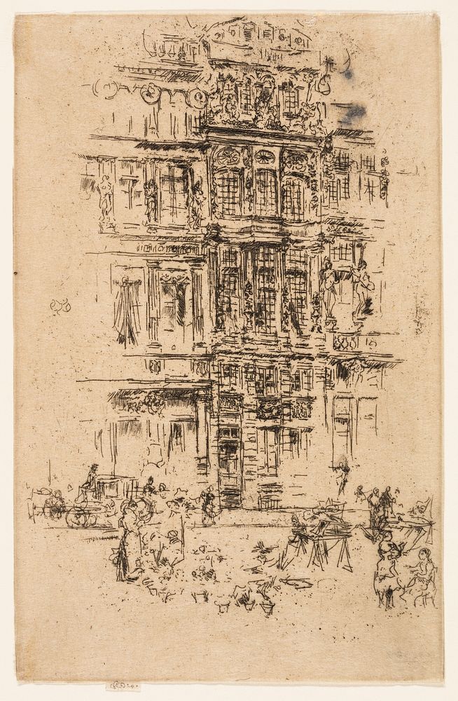 Palaces, Brussels by James McNeill Whistler