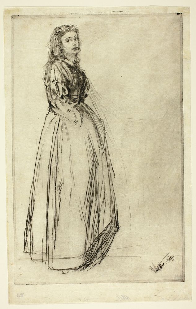 Fumette, Standing by James McNeill Whistler