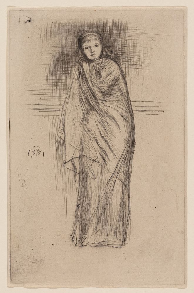 Draped Model by James McNeill Whistler