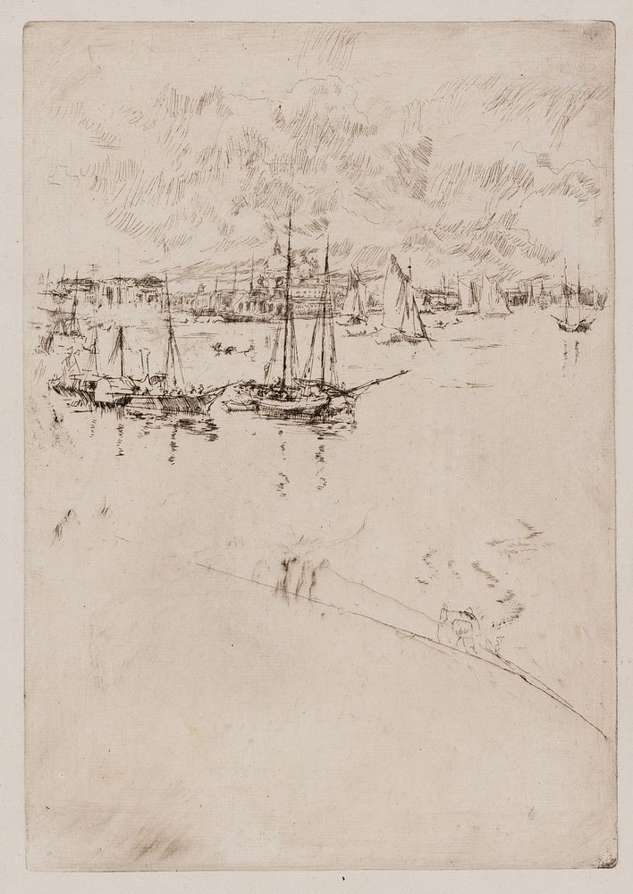The Steamboat, Venice by James McNeill Whistler