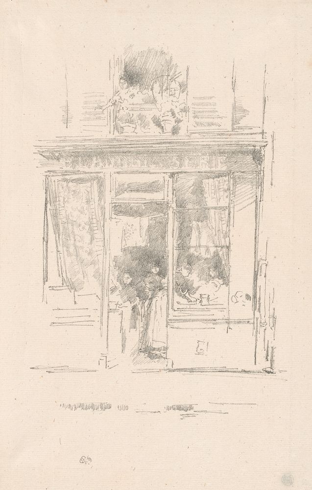 The Laundress: "La Blanchisseuse de la Place Dauphine" by James McNeill Whistler