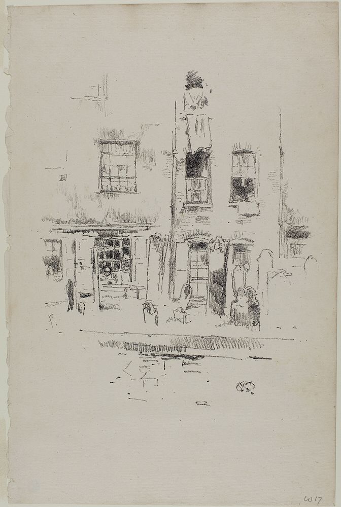 Churchyard by James McNeill Whistler