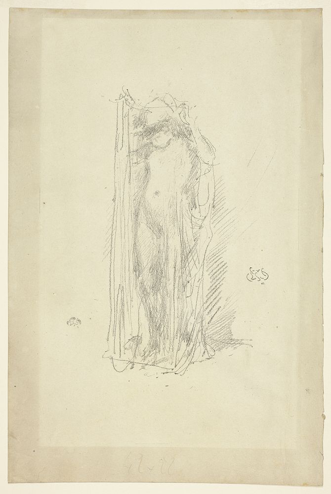 Model Draping by James McNeill Whistler