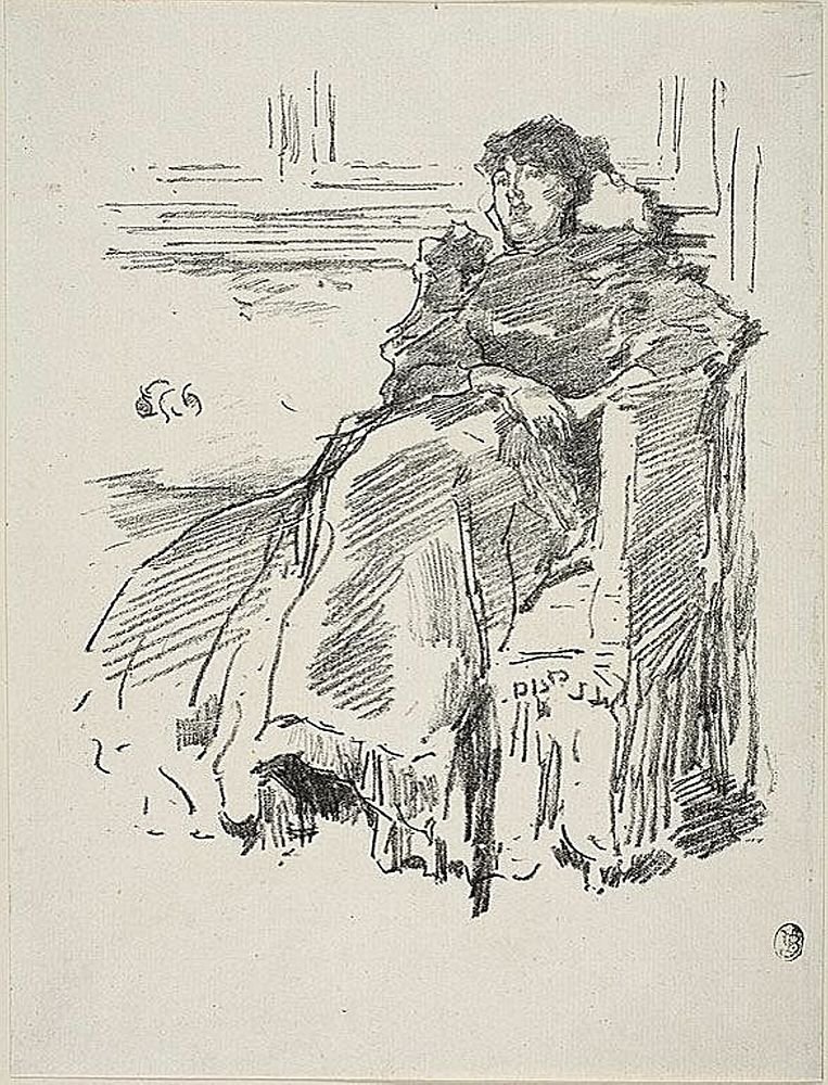 La Robe rouge by James McNeill Whistler