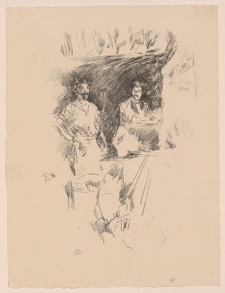 The Brothers by James McNeill Whistler