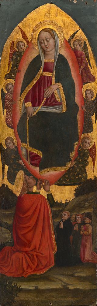 The Assumption of the Virgin with Saints from an Augustinian altarpiece by Venetian School