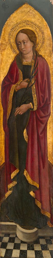 Saint Giustina of Padua from an Augustinian altarpiece by Venetian School