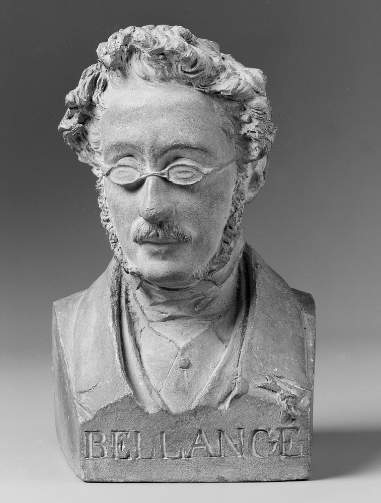 Portrait Bust of Joseph-Louis-Hippolyte Bellange by Jean-Pierre Dantan