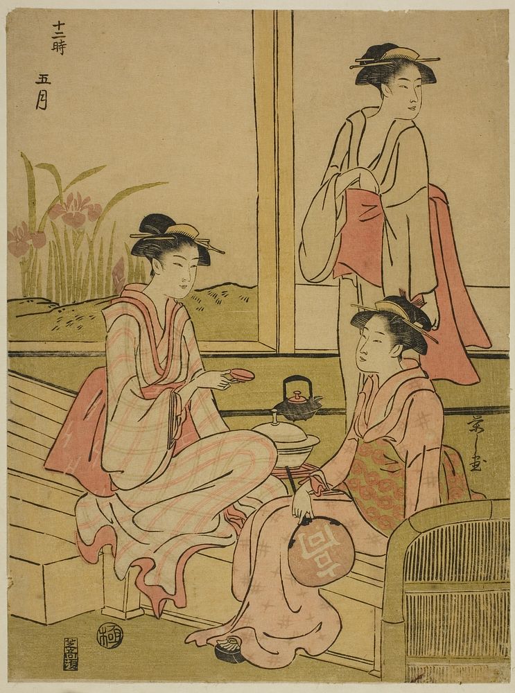 The Fifth Month (Gogatsu), from the series "The Twelve Months (Juni toki)" by Chôbunsai Eishi