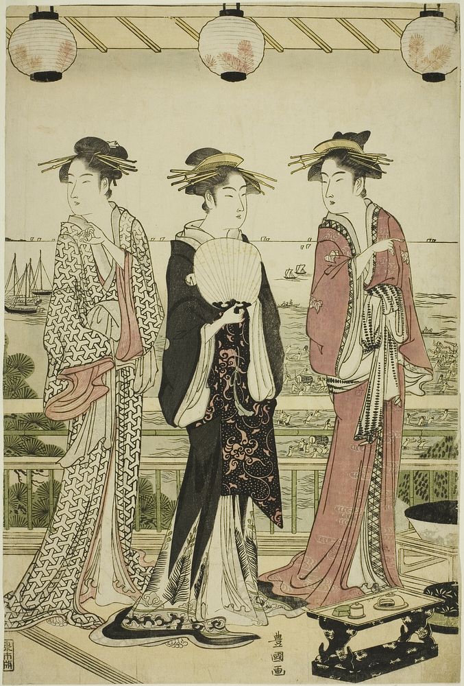 Four Seasons in the South - Summer View (Minami shiki natsu no kei) by Utagawa Toyokuni I