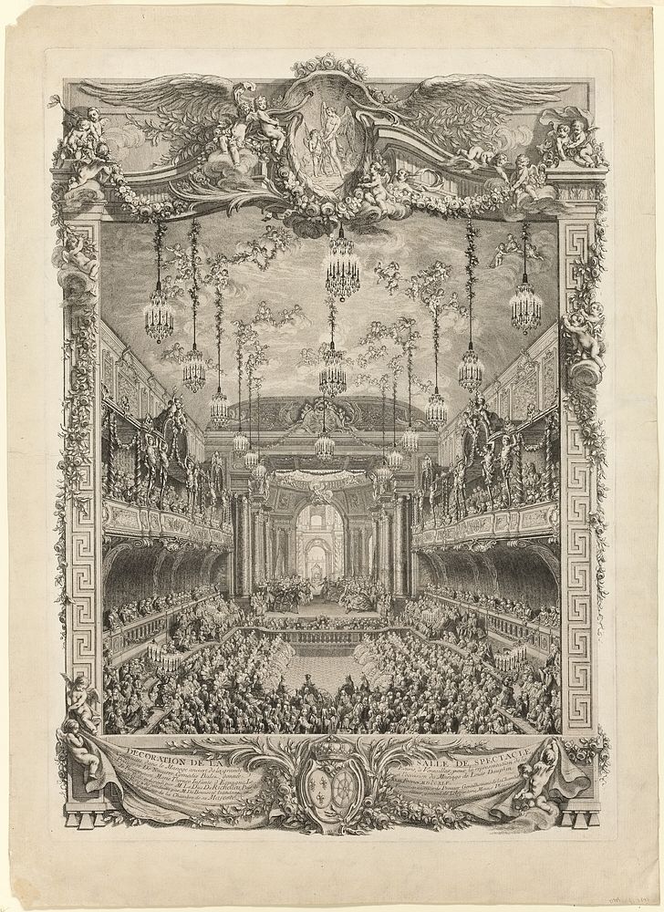 Decoration of the Hall of Spectacles by Charles-Nicholas Cochin, the younger
