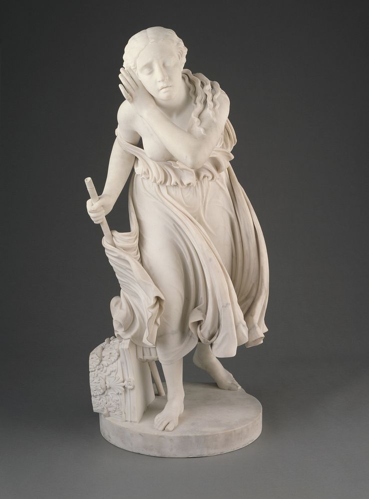 Nydia, The Blind Flower Girl of Pompeii by Randolph Rogers (Sculptor)