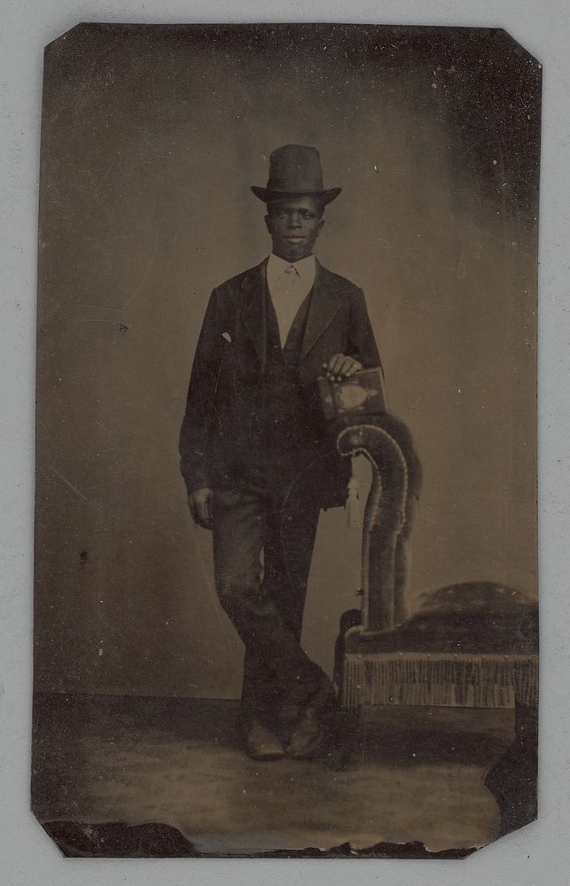 Untitled (Portrait of a Standing Man) by Unknown Maker