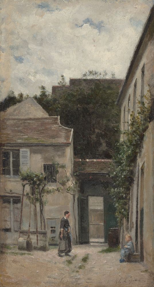 The Courtyard by Stanislas Lépine