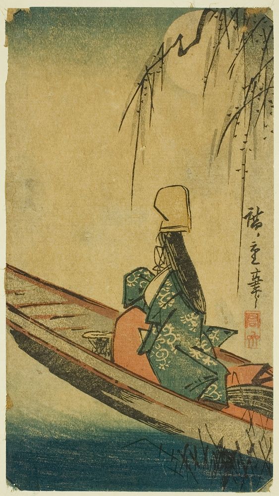 Asazuma boat by Utagawa Hiroshige