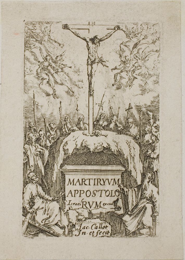 Frontispiece, from The Martyrdoms of the Apostles by Jacques Callot