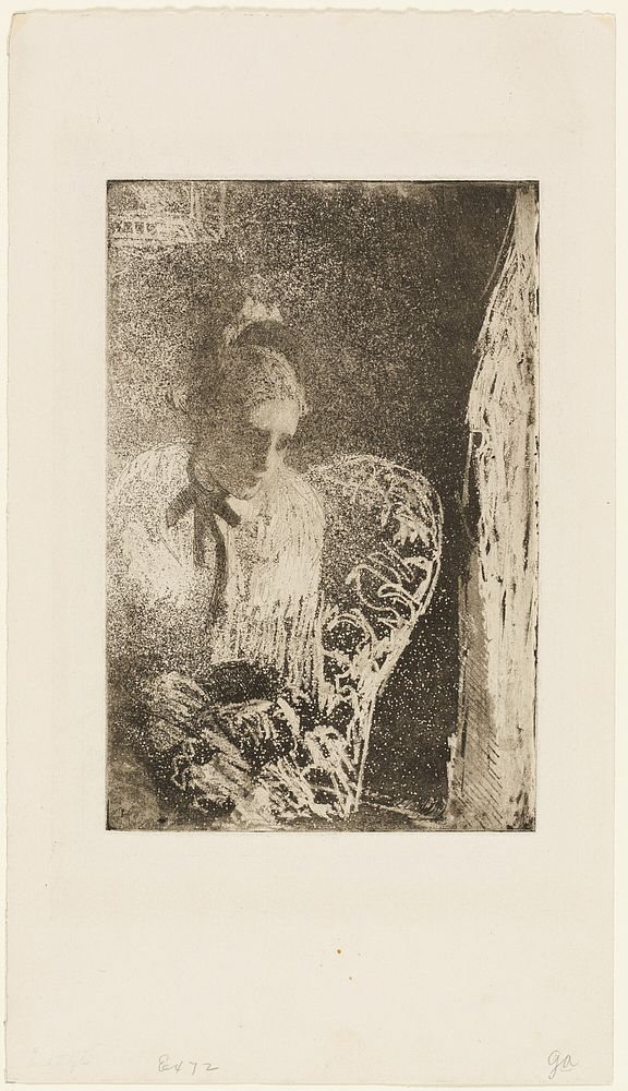 Waiting by Mary Cassatt