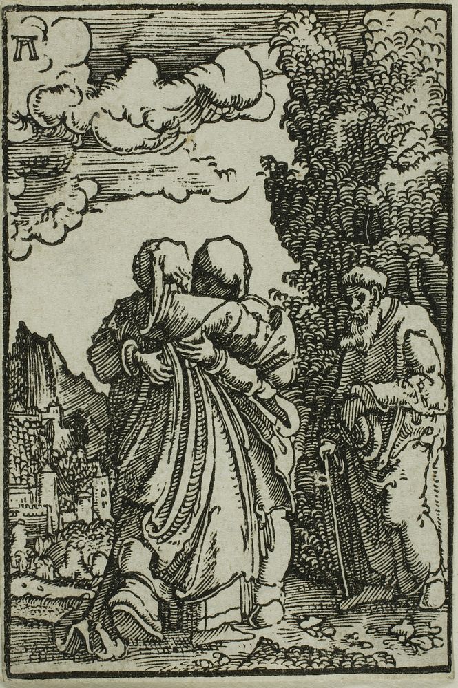 The Visitation, from The Fall and Redemption of Man by Albrecht Altdorfer
