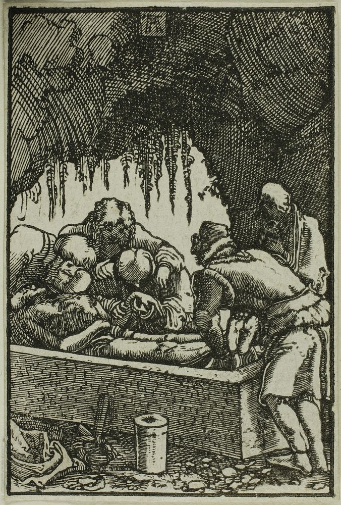 The Entombment, from The Fall and Redemption of Man by Albrecht Altdorfer