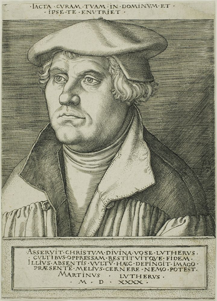 Martin Luther by Heinrich Aldegrever